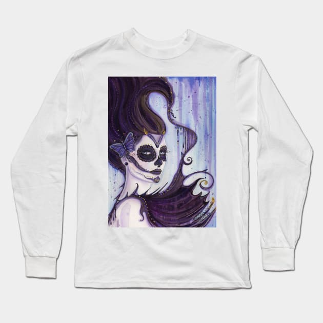 Personal prison day of the dead by Renee Lavoie Long Sleeve T-Shirt by ReneeLLavoie